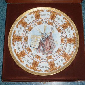 Goebel Ten Commandments by Ispanky Second in Series 1979 Collector Plate W Box!